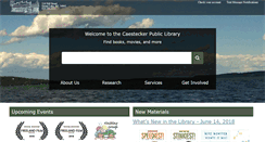 Desktop Screenshot of greenlakelibrary.org